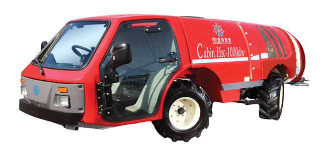 Orchard speed sprayer